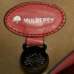 Mulberry Red Leather Bayswater Flap Shoulder Bag