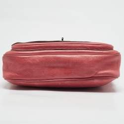 Mulberry Red Leather Bayswater Flap Shoulder Bag