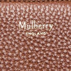 Pre Owned Mulberry Oak Brown Leather Medium Bayswater Satchel