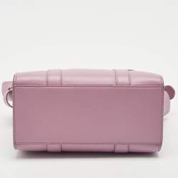 Mulberry Lavender Leather Mini Zipped Bayswater Tote