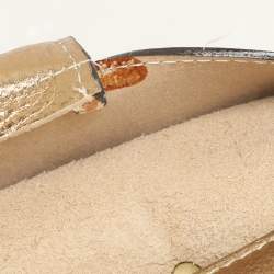 Mulberry Gold Leather Roxanne Satchel