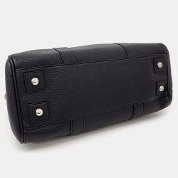 Pre Owned Mulberry Black Leather Bayswater bag