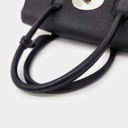 Pre Owned Mulberry Black Leather Bayswater bag