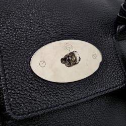 Pre Owned Mulberry Black Leather Bayswater bag