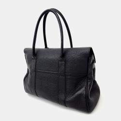 Pre Owned Mulberry Black Leather Bayswater bag