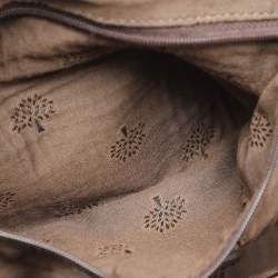 Mulberry Brown Leather Alexa Satchel