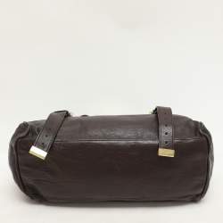 Mulberry Brown Leather Alexa Satchel