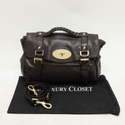 Mulberry Brown Leather Alexa Satchel