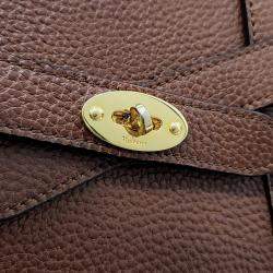 Mulberry Brown Leather Zipped Bayswater Small