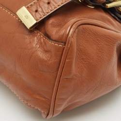 Mulberry Brown Leather Mini Alexa Top Handle Bag