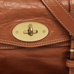 Mulberry Brown Leather Mini Alexa Top Handle Bag