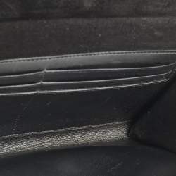 Mulberry Black Leather Amberley Chain Clutch