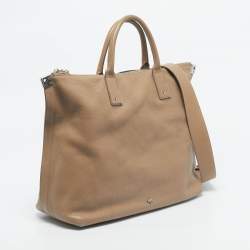 Pre Owned Mulberry Beige Alice Zip Tote