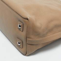 Pre Owned Mulberry Beige Alice Zip Tote