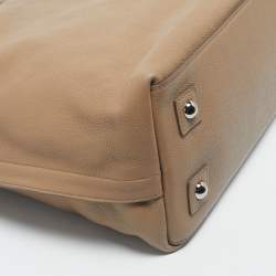 Pre Owned Mulberry Beige Alice Zip Tote