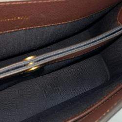 Pre Owned Mulberry Brown Leather Seton Bag