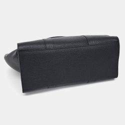 Pre Owned Mulberry Black Leather Bayswater bag