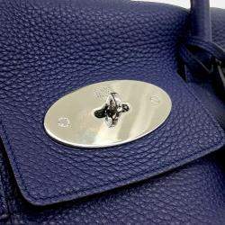 Pre Owned Mulberry Blue Leather Bayswater bag