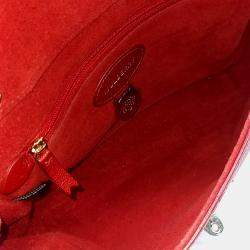 Pre Owned Mulberry Red Leather Lily Bag
