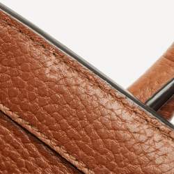 Pre Owned Mulberry Blue Leather Small Zipped Bayswater Tote