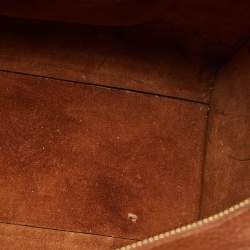 Pre Owned Mulberry Blue Leather Small Zipped Bayswater Tote