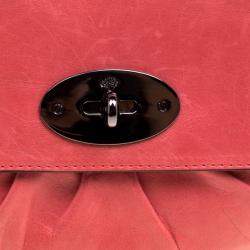 Mulberry Pink Pleated Leather Joelle Pochette