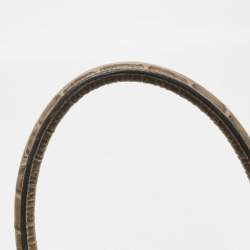 Pre Owned Mulberry Beige Croc Embossed Leather Medium Bayswater Satchel