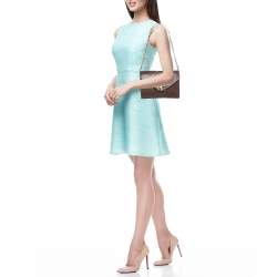 Pre Owned Mulberry Burgundy Python Embossed Leather Delphie Duo Chain Shoulder Bag