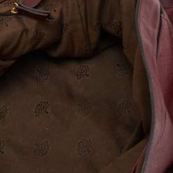 Pre Owned Mulberry Dark Burgundy Leather Alexa Top Handle Bag