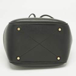 Pre Owned Mulberry Black Leather Hampstead Bucket Bag