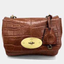 Pre Owned Mulberry Brown Leather Lily Bag