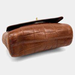 Pre Owned Mulberry Brown Leather Lily Bag