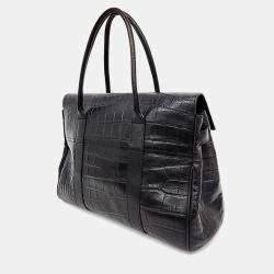 Pre Owned Mulberry Black Leather Bayswater