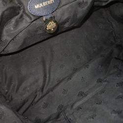 Pre Owned Mulberry Black Leather Alexa Bag Oversized