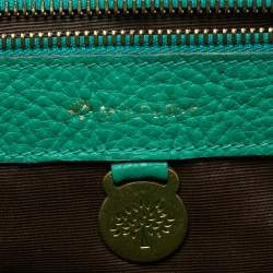 Pre Owned Mulberry Green Leather Bayswater Satchel