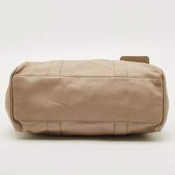 مملوكة مسبقًا Mulberry Bayswater Beige Leather Satchel