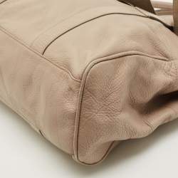 مملوكة مسبقًا Mulberry Bayswater Beige Leather Satchel