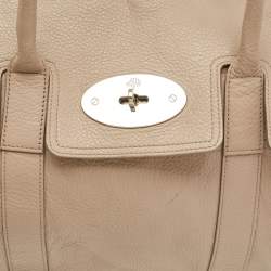 مملوكة مسبقًا Mulberry Bayswater Beige Leather Satchel