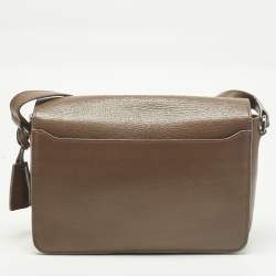 مملوكة مسبقًا Mulberry Bayswater Dark Beige Leather Shoulder Bag