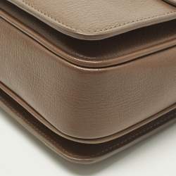 مملوكة مسبقًا Mulberry Bayswater Dark Beige Leather Shoulder Bag