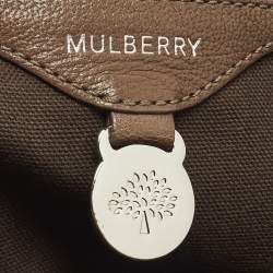 مملوكة مسبقًا Mulberry Bayswater Dark Beige Leather Shoulder Bag