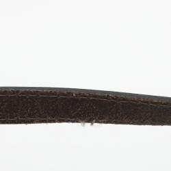 مملوكة مسبقًا حقيبة مالبري نيلي جلد براءات اختراع أخضر للكتف