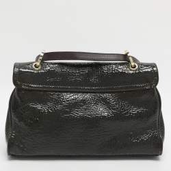 مملوكة مسبقًا حقيبة مالبري نيلي جلد براءات اختراع أخضر للكتف