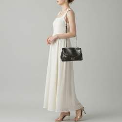 مملوكة مسبقًا حقيبة مالبري نيلي جلد براءات اختراع أخضر للكتف