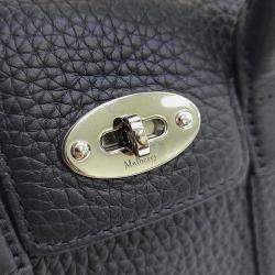 مملوكة مسبقًا Mulberry Black Leather Mini Bayswater