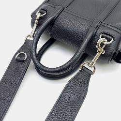 مملوكة مسبقًا Mulberry Black Leather Mini Bayswater