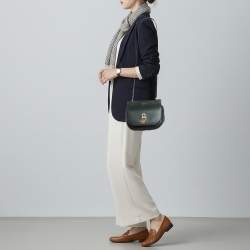 مملوكة مسبقًا Mulberry Amberley Green Leather Shoulder Bag