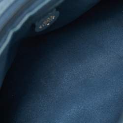 Pre Owned Mulberry Lily Medium Blue Leather Shoulder Bag