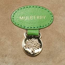 Pre Owned Mulberry Bayswater Light Green Leather Satchel