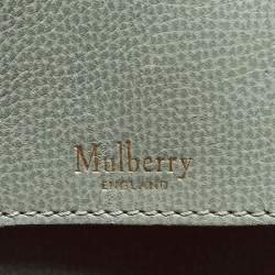 Pre Owned Mulberry Bayswater Light Green Leather Shopper Tote